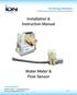 Water Meter & Flow Sensor