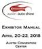 Exhibitor Manual. April 20-22, Austin Convention Center