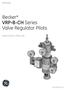 Becker* VRP-B-CH Series Valve Regulator Pilots