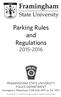 Parking Rules and Regulations