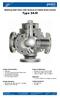 Multiway Ball Valve with Vertical In-/Outlet Metal Seated. Type 24-M. Approvals