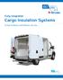 Fully Integrated Cargo Insulation Systems. for Ram ProMaster and ProMaster City Vans