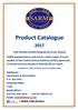 Product Catalogue. : SARM SAR-Models