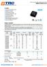 MJWI20 SERIES FEATURES PRODUCT OVERVIEW.  DC/DC Converter 20W, Highest Power Density MINMAX MJWI20 Series