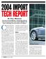 2004 IMPORT TECH REPORT