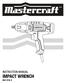 INSTRUCTION MANUAL IMPACT WRENCH