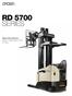 RD 5700 SERIES. Specifications Narrow-Aisle Reach Truck S Class
