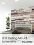 LED Ceiling Mount Luminaires