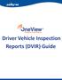 Driver Vehicle Inspection Reports (DVIR) Guide