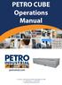 PETRO CUBE Operations Manual
