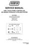 SERVICE MANUAL HWH TOUCH PANEL-CONTROLLED 625 SERIES HYDRAULIC LEVELING SYSTEM. FEATURING: Touch Panel Leveling Control