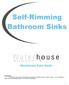 Self-Rimming Bathroom Sinks