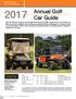 Annual Golf Car Guide