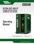 Operating Manual ULTRA-CUT 400 XT PLASMA CUTTING SYSTEM AUTOMATED GAS CONTROL. Thermal-Dynamics.com 480V