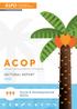 ACOP SECTORAL REPORT A C O P. Annual Communications of Progress SECTORAL REPORT Social & Developmental NGOs