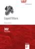 Liquid filters _ 302. Deaerators. Product Bulletin