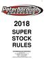 SUPER STOCK RULES PETERBOROUGH SPEEDWAY