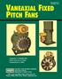 VANEAXIAL FIXED PITCH FANS