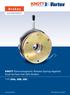 Brakes. KNOTT Electromagnetic Release Spring-Applied Dual-Surface Fail-Safe Brakes TYPE ERA, ERB, ERC ELECTROMAGNETIC