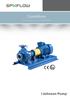 CombiNorm. Centrifugal pump according to EN 733 (DIN 24255)