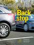 Back stop. Status Report. Rear crash prevention ratings aim to reduce parking lot collisions