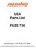 USA Parts List FUZE T50