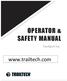 OPERATOR & SAFETY MANUAL