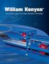 William Kenyon. Your Single Source For Paper Machine Threading