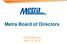 Metra Board of Directors. Board Meeting April 13, 2012