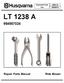 Illustrated Parts List I LT 1238 A