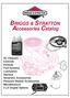 BRIGGS & STRATTON Accessories Catalog