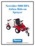 Newrider 5000 HPA Airless Ride-on Sprayer