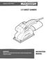 model no /3 Sheet Sander INSTRUCTION MANUAL IMPORTANT: Read and understand this instruction manual thoroughly before using the product.