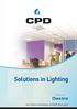 Solutions in Lighting. in partnership with DELIVERING COMMERCIAL INTERIOR SOLUTIONS