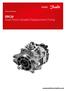 DDC20 Axial Piston Variable Displacement Pump