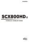SCX800HD-2 HYDRAULIC CRAWLER CRANE
