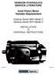 DENISON HYDRAULICS SERVICE LITERATURE. Axial Piston Motor Variable Displacement