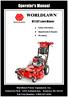 Operator s Manual. WY28T Lawn Mower. Safety Information. Adjustments & Repairs Accessory