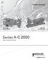 TECHNICAL BROCHURE BAC2000. Series 2000 Closed Coupled. Series 2000 Frame Mounted. Series A-C 2000 SINGLE STAGE END SUCTION