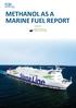 Methanol as a marine fuel report. Prepared for: