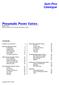 Pneumatic Power Valves Series 75/76 Manual, Mechanical, Pneumatic and Electric Valves