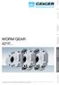 WORM GEAR 421F... Information. Radio and control accessories. Operating systems. for Venetian blinds. Operating systems. for rolling shutters