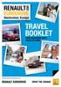 TRAVEL BOOKLET YOUR VACATIONS WITH PEACE OF MIND