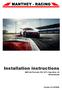 Installation instructions ABS kit Porsche 991 GT3 Cup (Gen. II) MTH355200