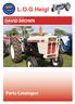 Replacement Parts Suitable for DAVID BROWN. Tractors. Parts Catalogue
