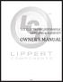 LCI ELECTRONIC/HYDRAULIC LEVELING SLIDEOUT OWNER'S MANUAL. Rev: Page 1 Untitled-1