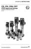 GRUNDFOS INSTRUCTIONS CR, CRI, CRN, CRT. ATEX-approved pumps Installation and operating instructions
