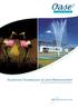 Fountain Technology & Lake Management. Catalogue for dealers and distributors. OASE Passionate about water.