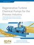 Regenerative Turbine Chemical Pumps for the Process Industry