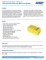 Tantalum Surface Mount Capacitors Automotive Grade T495 Automotive Grade Surge Robust Low ESR MnO 2